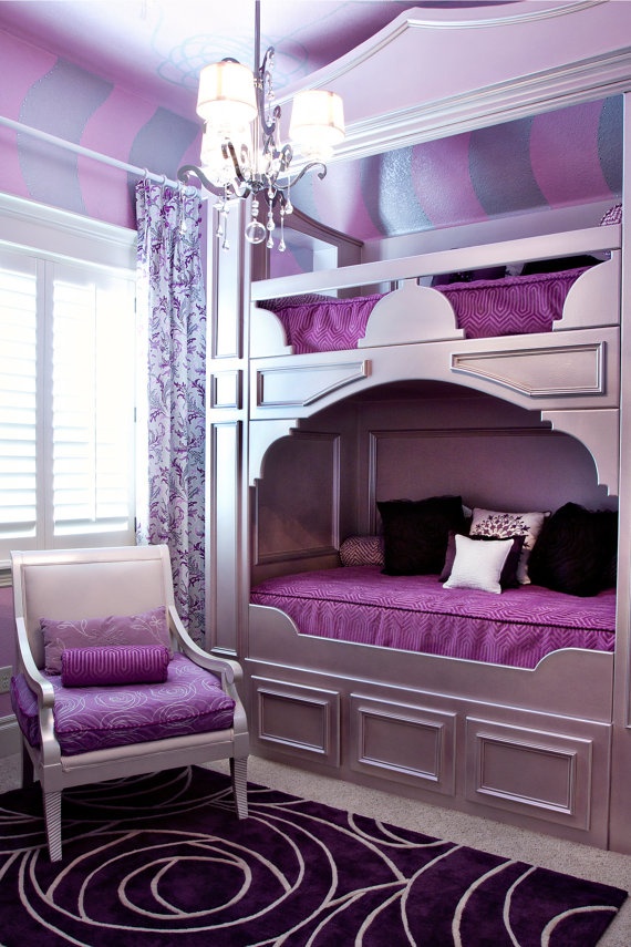 Cool-Bedroom-Decorating-Ideas-for-Teenage-Girls-with-Bunk-Beds