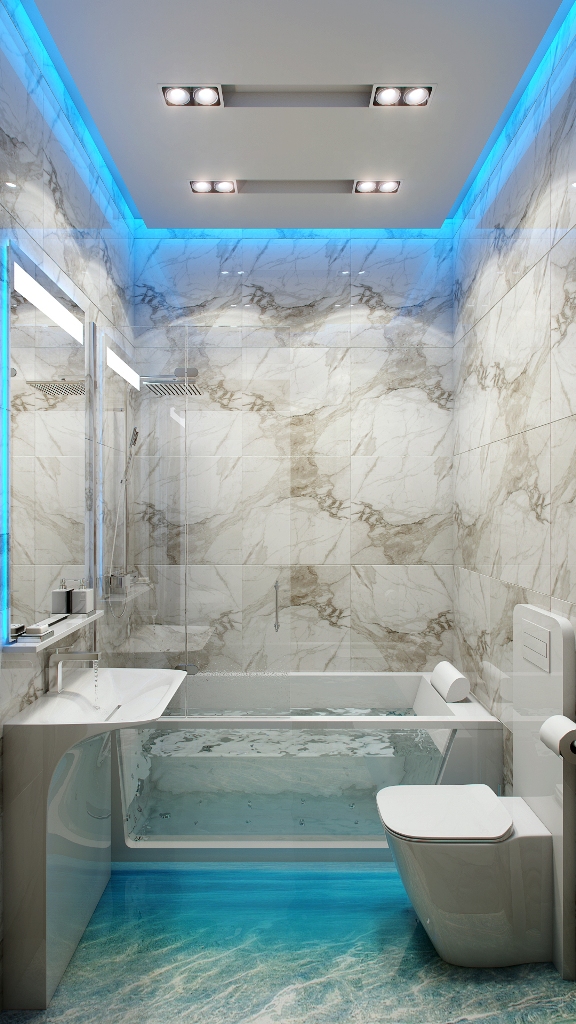 amazing-modern-marbled-small-bathroom-lighting-ideas-with-led-strip