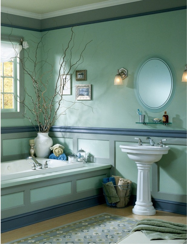 traditional-awesome-interior-sky-blue-bathroom-design-white-ancient-wall-mounted-marvelous-bathroom