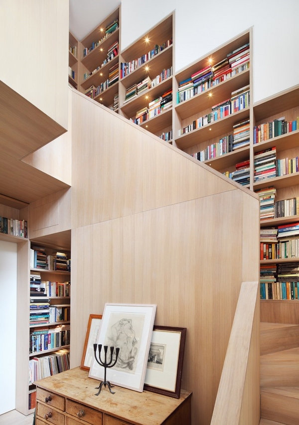 white-oak-staircase-awesome-staircase-design-wall-bookshelves