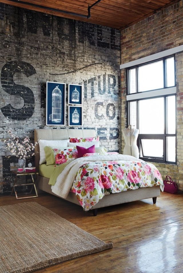 Industrial Bedroom Interior