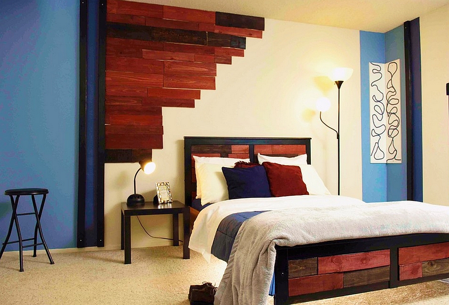 master-bedroom-wall-decorating-ideas-wooden-headboard