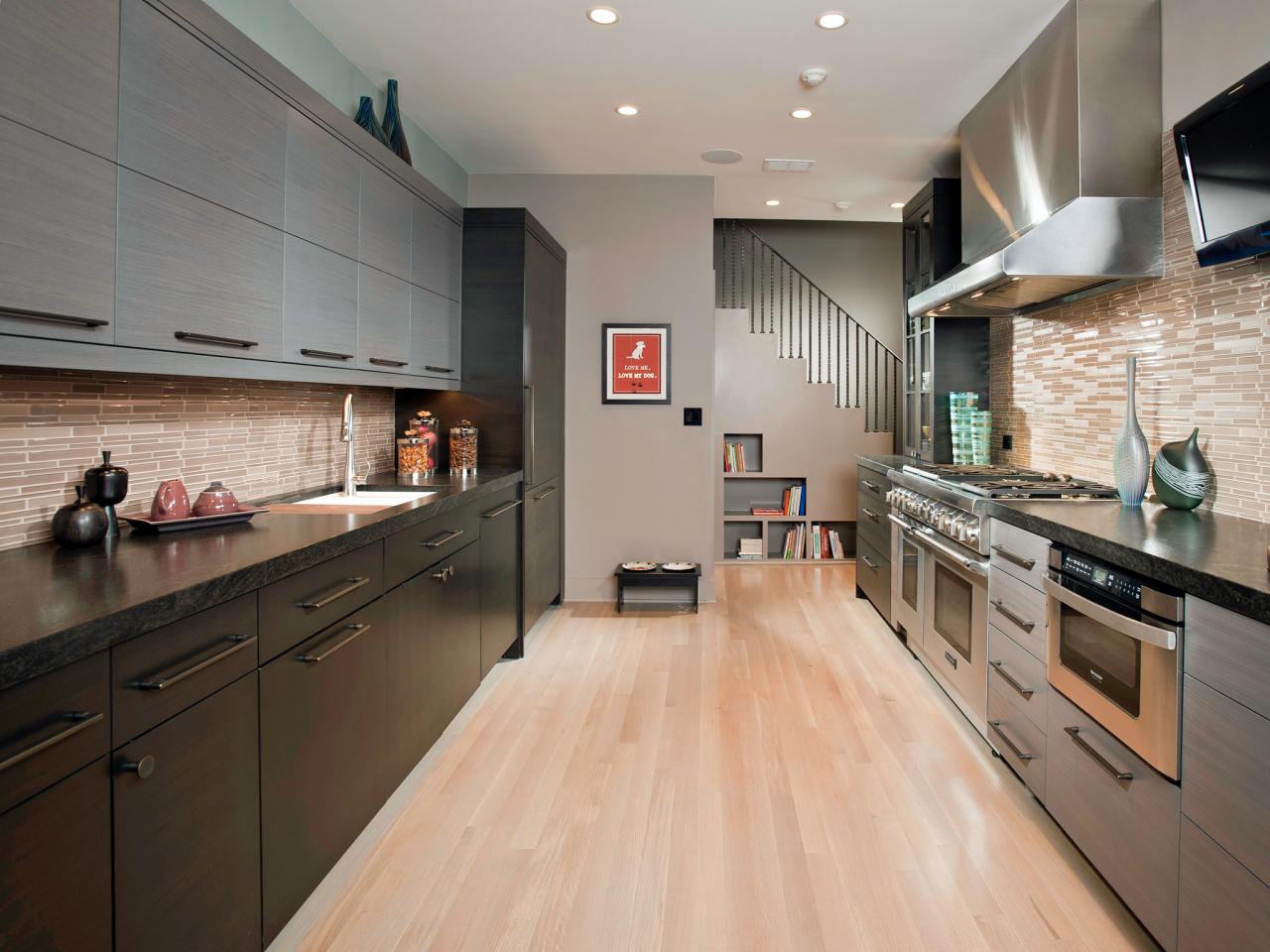 Gray Galley Kitchen