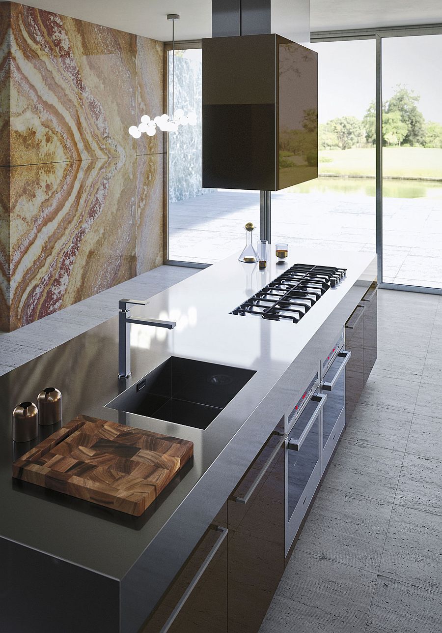 Italian style contemporary functional kitchen