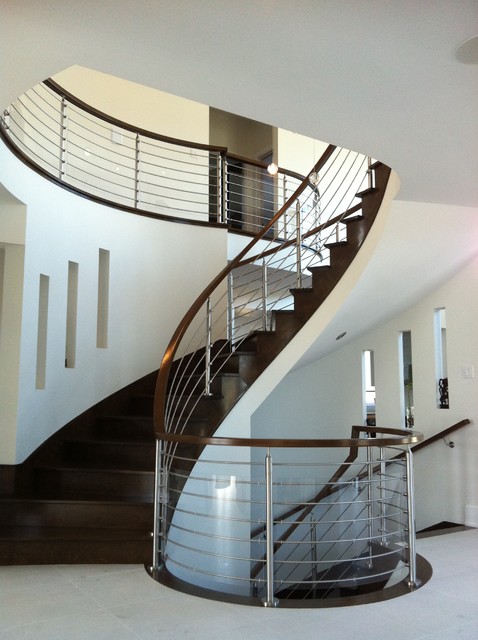 Stainless Steel modern staircase