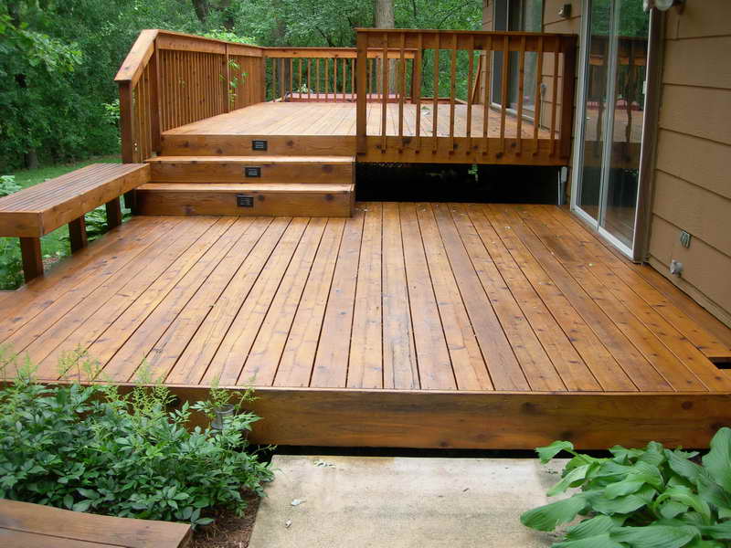 outdoor backyard deck designs