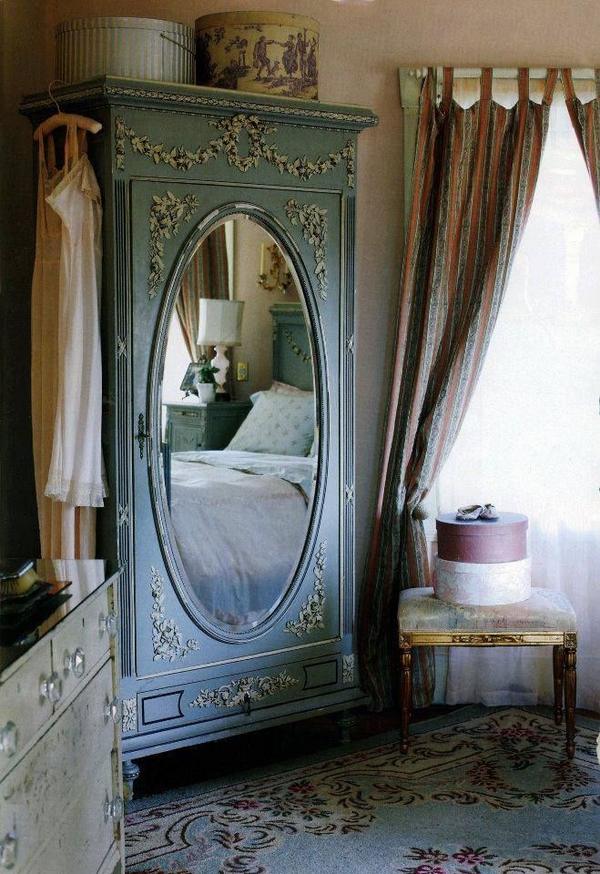 shabby chic armoire slim armoire in the corner of the bedroom