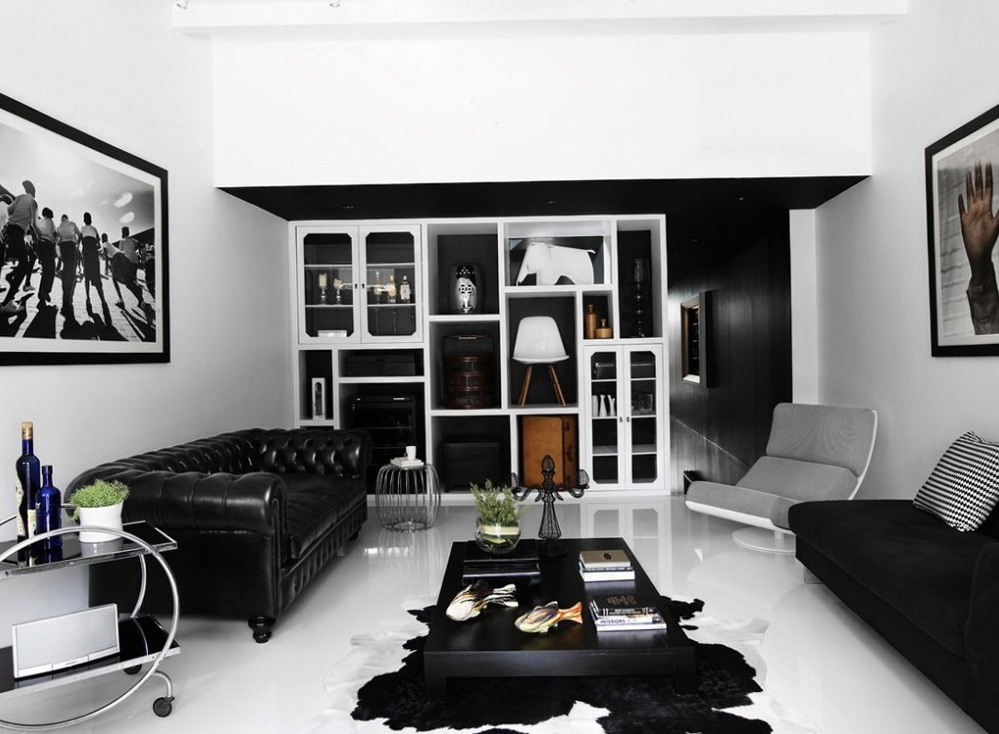 wonderful-black-white-living-room