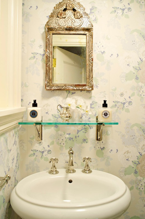 Ethereal French powder room