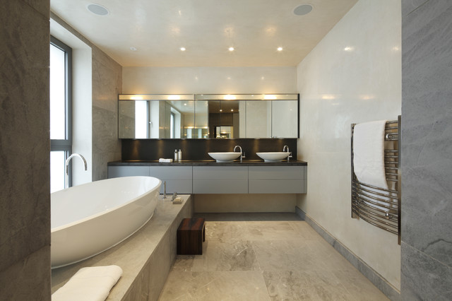 Glamorous Modern Bathroom modern-bathroom