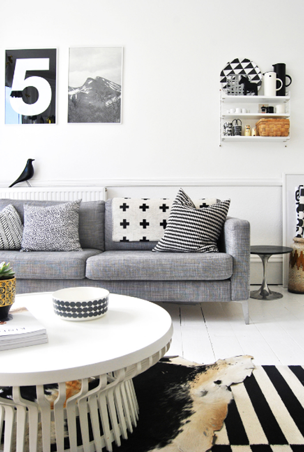 Inspiring White Living Room