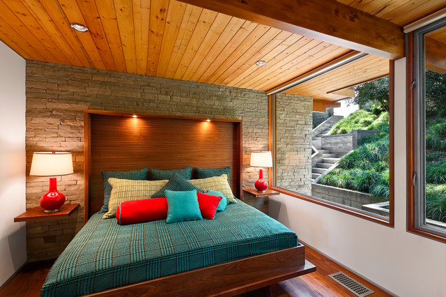 Mid Century Modern Bedroom Home Design Idea