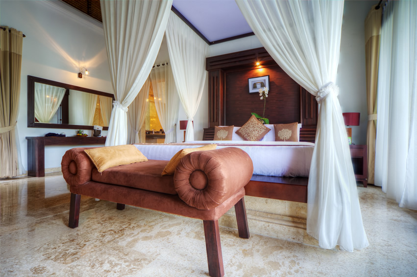 Tropical luxury bedroom