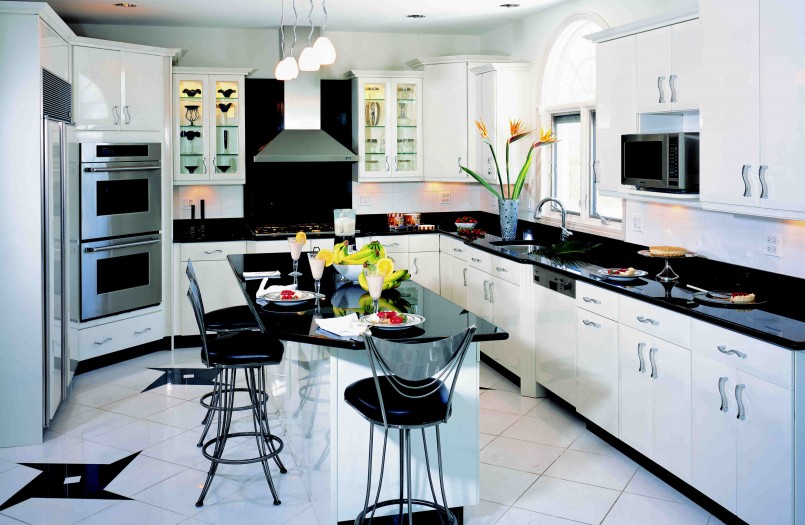 black-granite-kitchen-counter-top