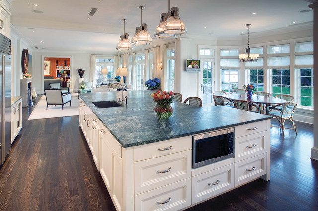contemporary-Large Kitchen Island