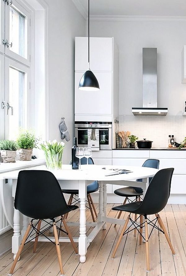 scandinavian-kitchens-with-small-dining-room