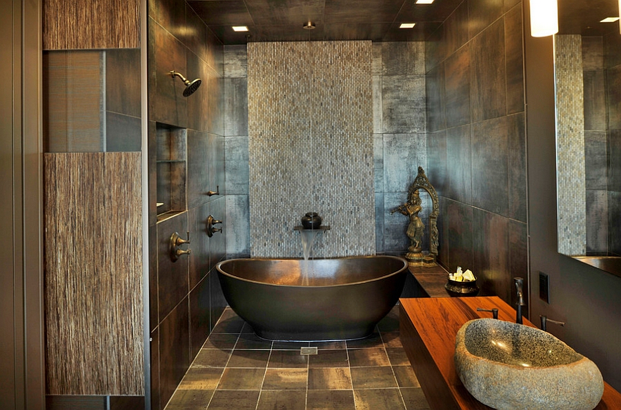 A-blend-of-contrasting-textures-in-the-contemporary-bathroom