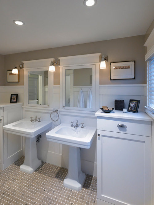 Craftsman Bathroom Home Design Ideas