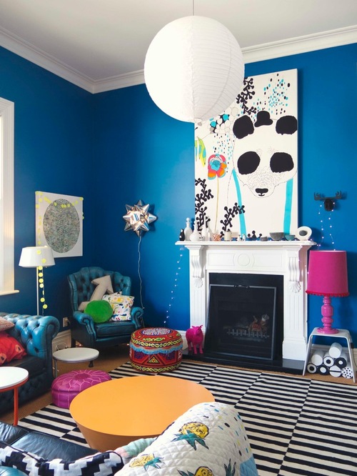 Eclectic Living Room Design Ideas Renovations & Photos