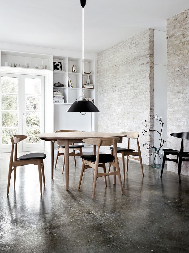 Industrial dining room with a fabulous finish