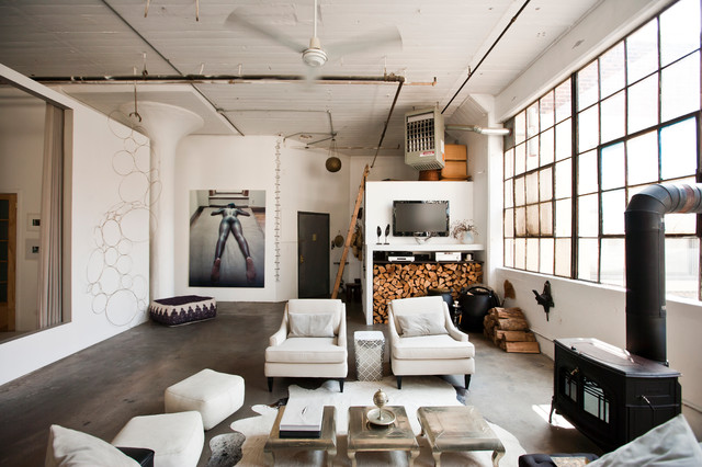 Loft industrial-living-room