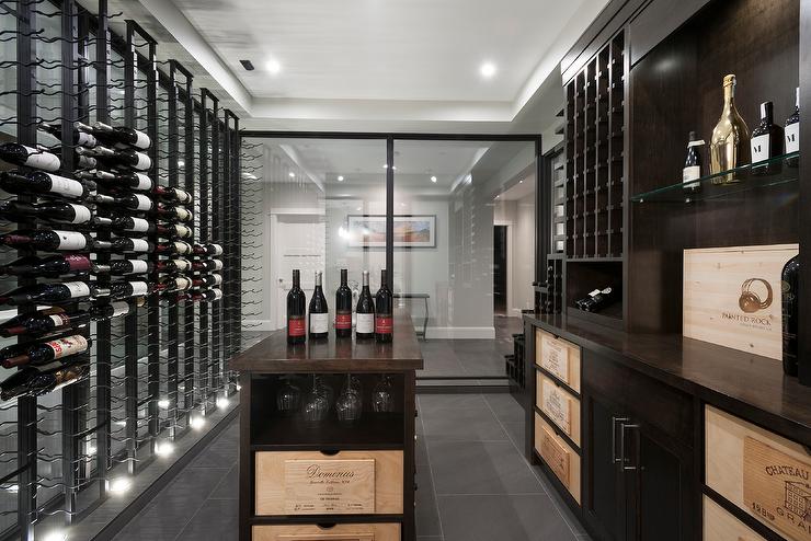 modern-basement-wine-cellar-floor-to-ceiling-wine-racks