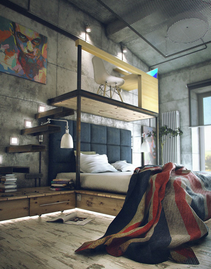 Designing Your Bedroom In An Industrial Style