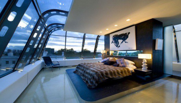 Fascinating Penthouse Bedroom Design Ideas