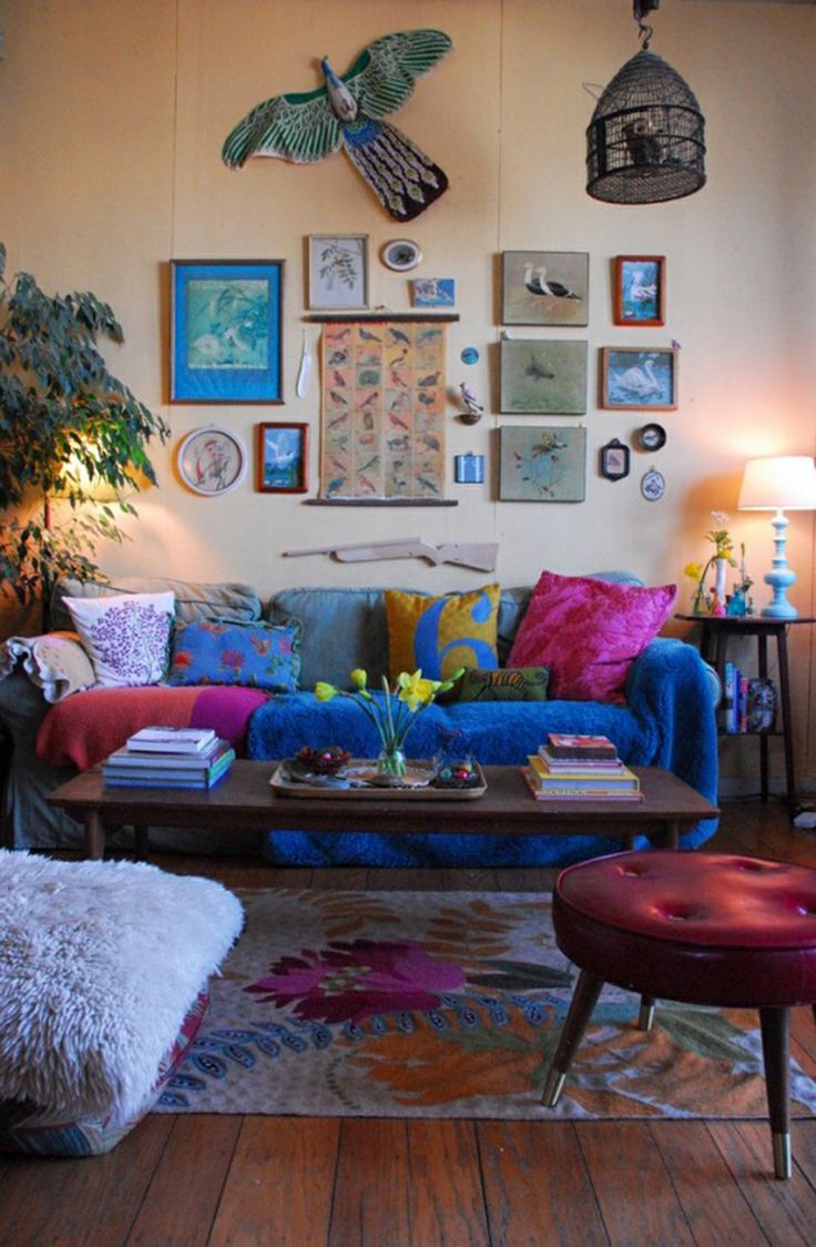 Inspiring Bohemian Living Room Designs