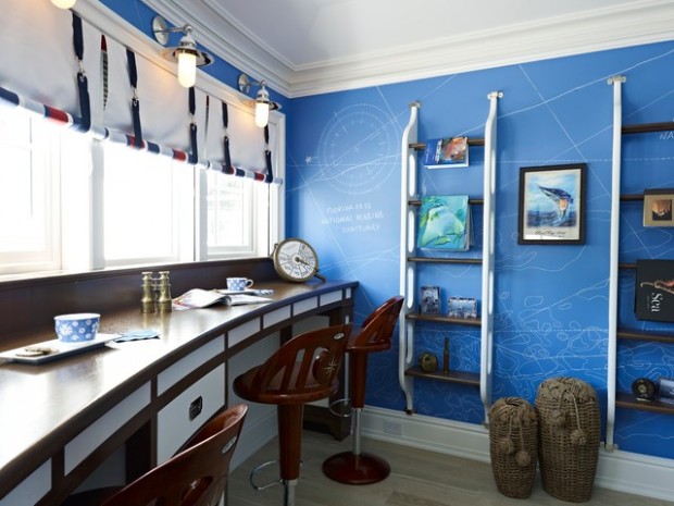 Lovely Beach Inspired Ideas for Your Home Office Design