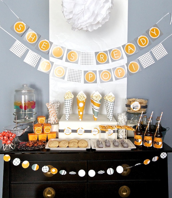 Modern Baby Shower Party Decorations