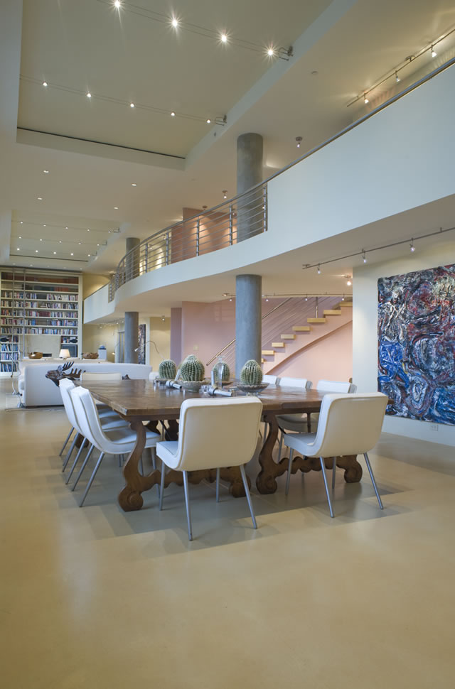 Urban Penthouse Loft modern-living-room