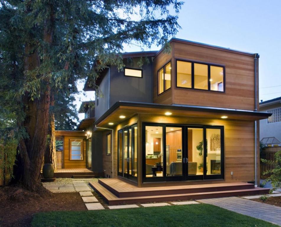 Wonderful-wooden-siding-exterior-design-at-the-backyard-