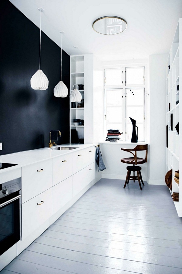 accent-wall-home-ideas-kitchen-black-light-device-small-kitchen