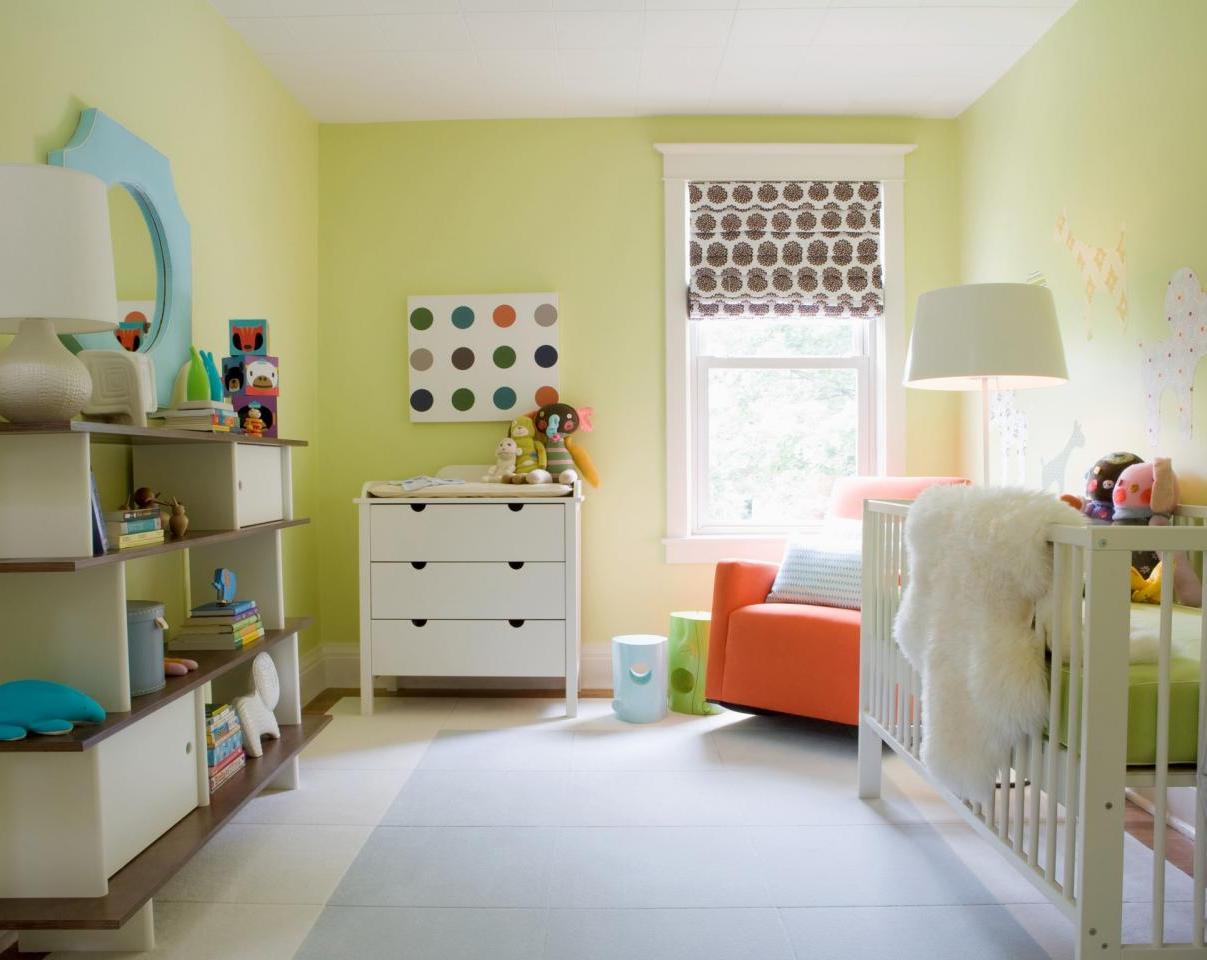Contemporary Gold Kids Bedroom