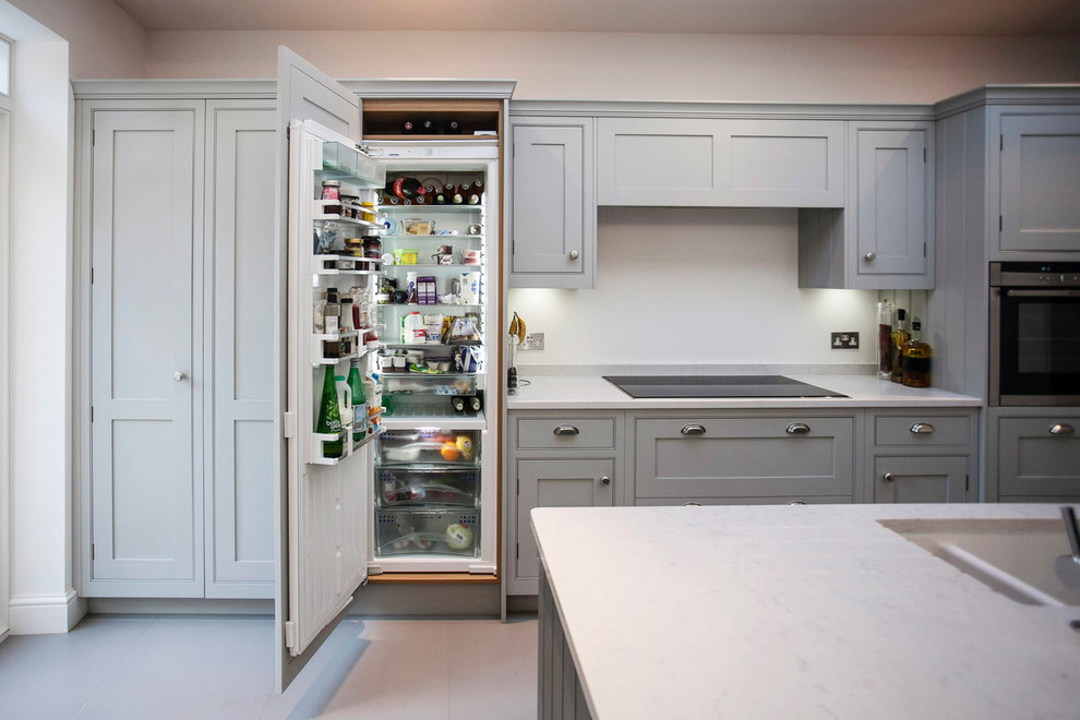 Contemporary Cabinet Built In Refrigerator