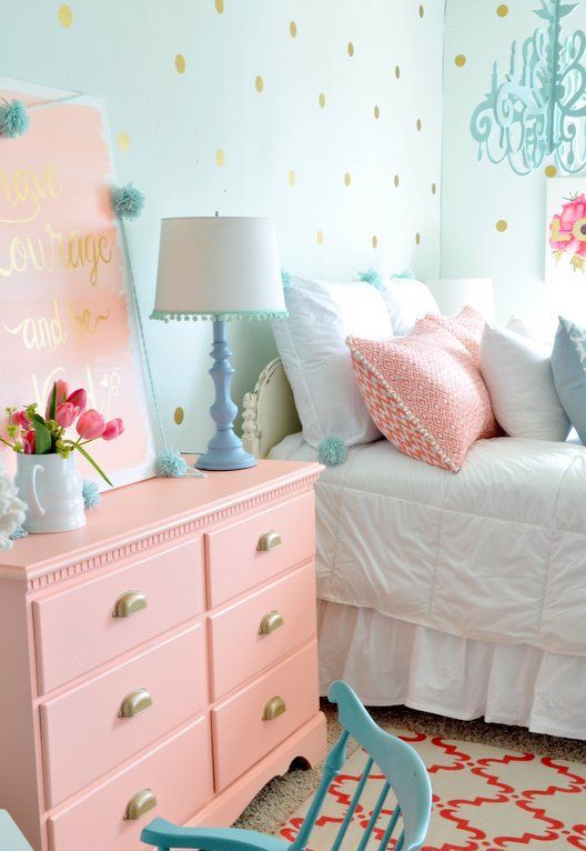 Girls Pastel Bedroom
