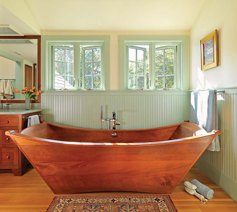 Amazing Bathrooms With Wooden Bathtub (11)