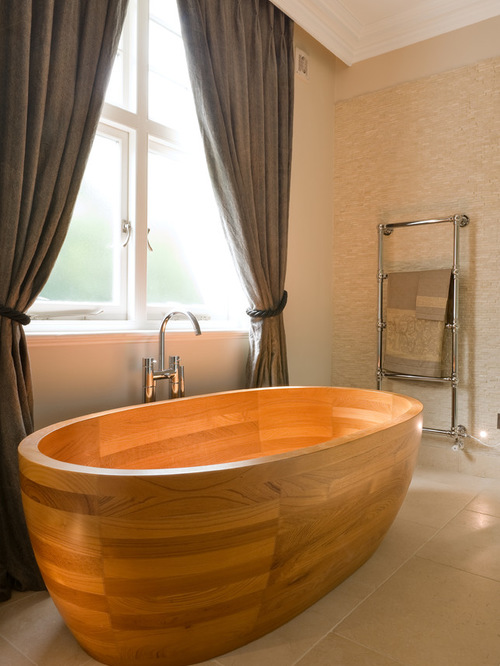 Amazing Bathrooms With Wooden Bathtub (3)