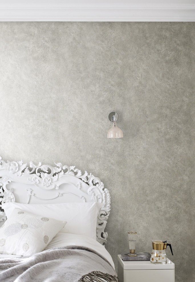 Textured Contemporary Bedroom Wallpaper