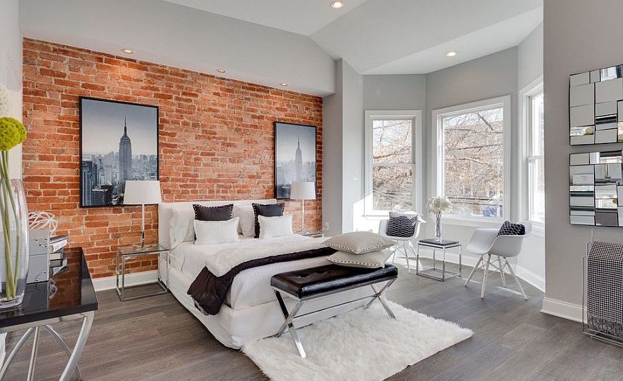 sophisticated-brick-wall-bedroom-design