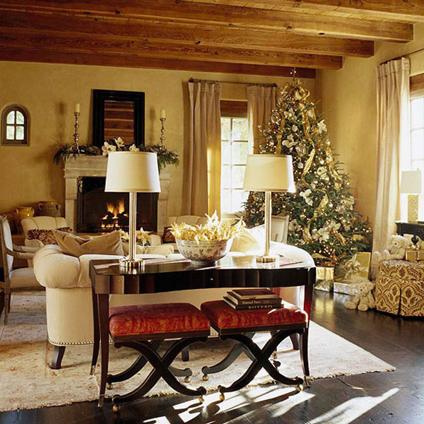 open-concept-living-room-christmas-decorations-ideas