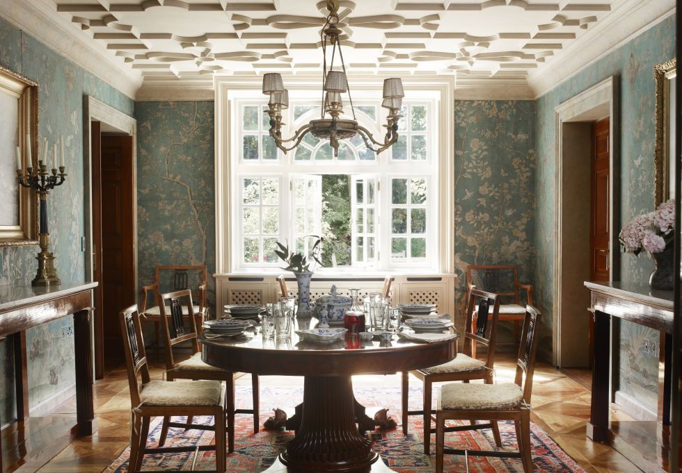 19th Century Style Contemporary Dining Room 