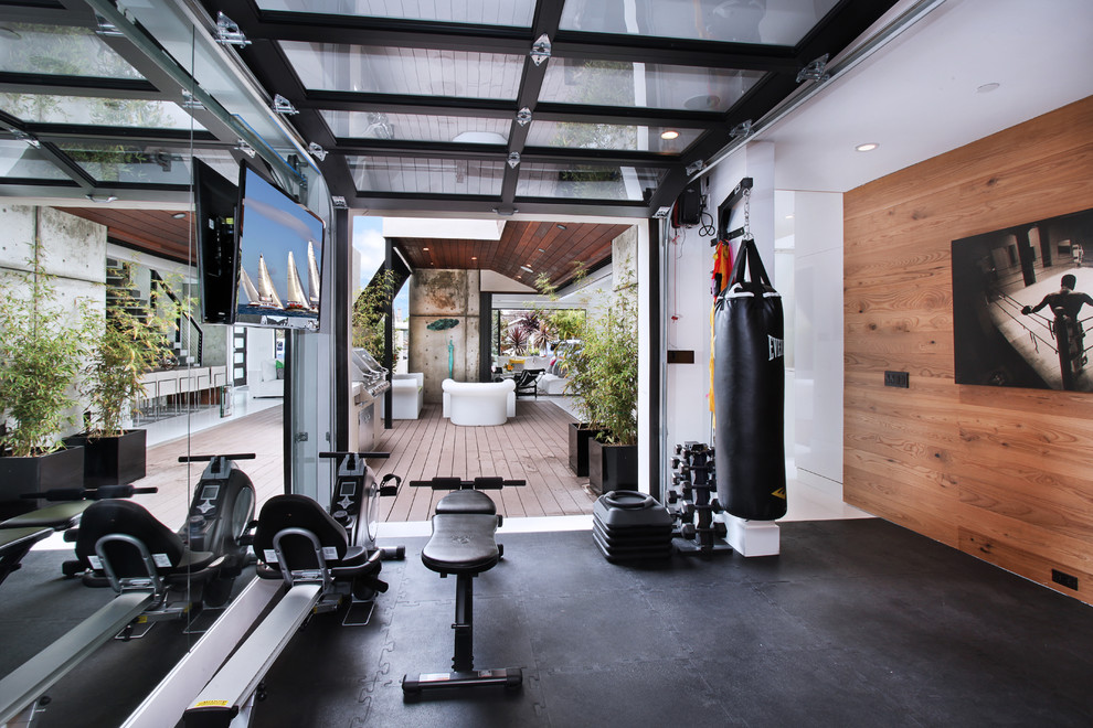 Contemporary Home Gym Design