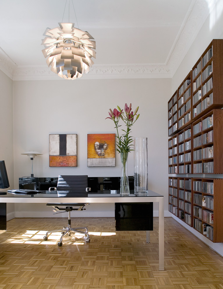 Large Midcentury Home Office