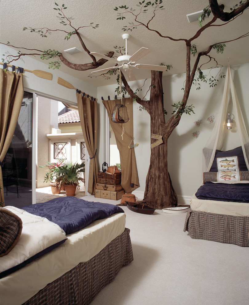 Mediterranean Kids Bedroom Design