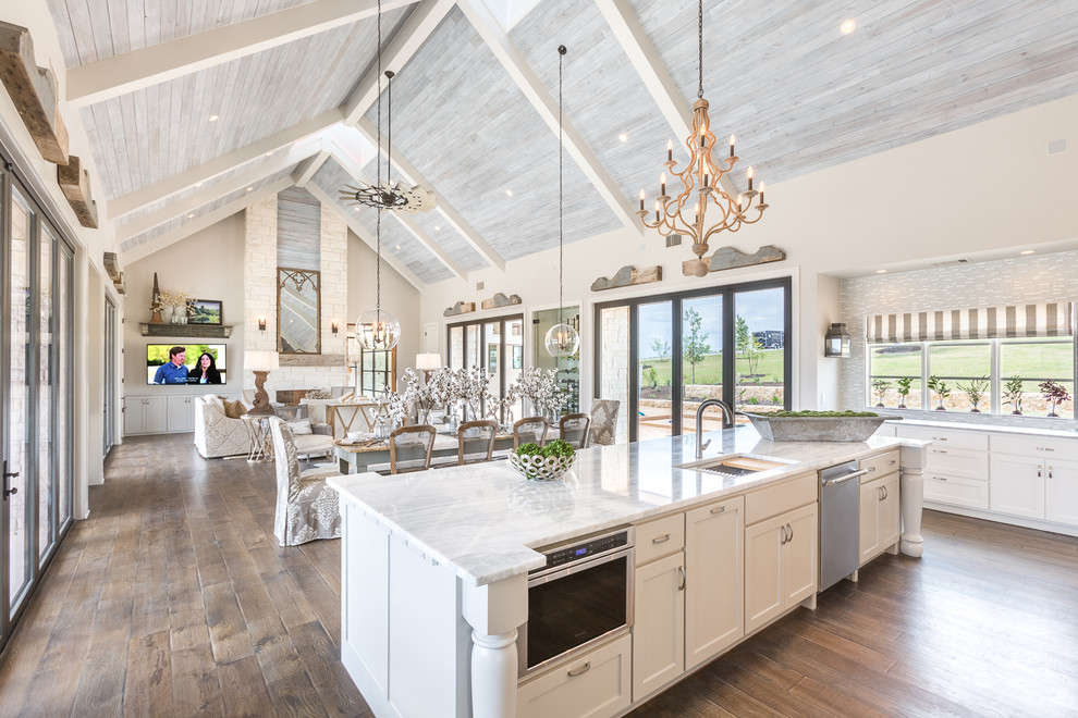 open table farmhouse kitchen