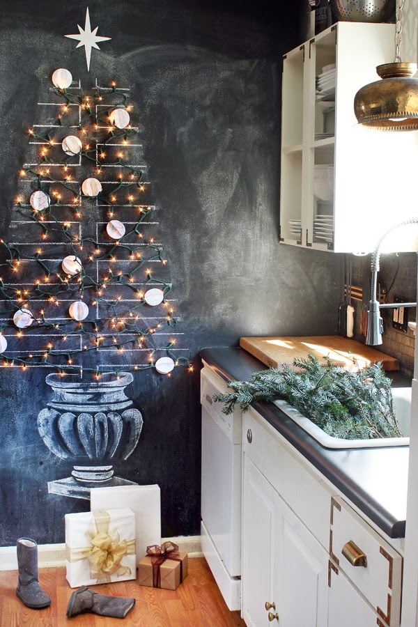 Kitchen Chalkboard Christmas Tree