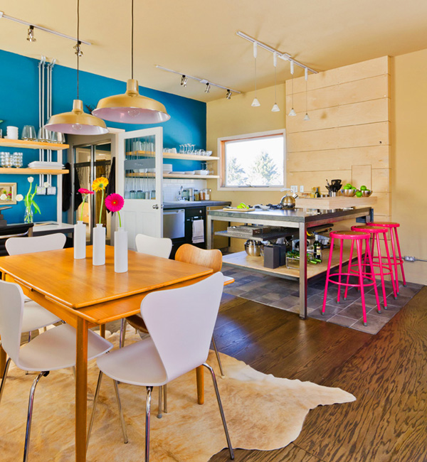 Vibrant Kitchen With Bold Colors Dwellingdecor