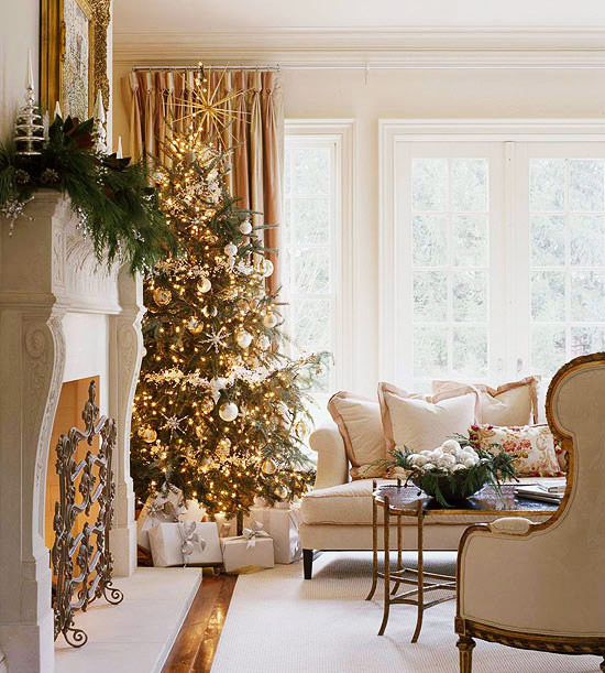Christmas Living Room Decorations dwellingdecor (7)